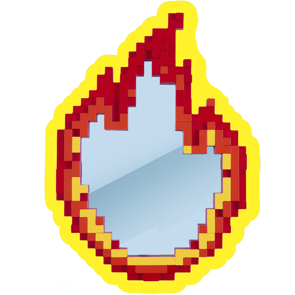 Pixel Mirror designed by Roberto Bruno for Seletti